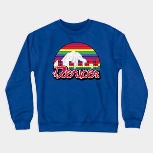 Retro Mile High City Hoodie/Crew Crewneck Sweatshirt